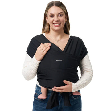 FULAR PORTABEBÉS WRAP MO-HANDS FREE UNICO NEGRO