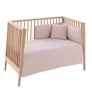 JGO 2 PCS.COLCHA I-V. CUNA 60 UNIC ROSA 60x120x3 CM