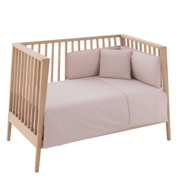 JGO 2 PCS.F.NORDICA CUNA 70 UNIC ROSA 110x170x3 CM