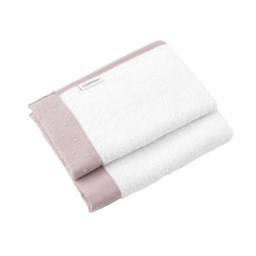 JUEGO 2 TOALLAS UNIC ROSA 25x35x1 CM