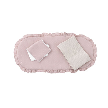 PACK COLCHONETA CAPAZO UNIC ROSA 35x75x1 CM