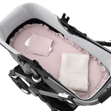 PACK COLCHONETA CAPAZO UNIC ROSA 35x75x1 CM