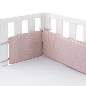 PROTECTOR CUNA DOCO 103x19x2 CM UNIC ROSA