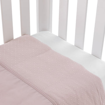 FUNDA NORDICA MINICUNA 70x77x1 CM UNIC ROSA