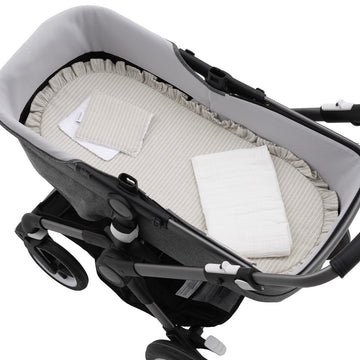 PACK COLCHONETA CAPAZO SIRA BEIGE 35x75x1 CM