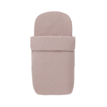 SACO CAPAZO + COLCHONETA TAYLOR ROSA 35x80x6 CM