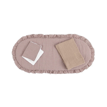 PACK COLCHONETA CAPAZO TAYLOR ROSA 35x75x1 CM
