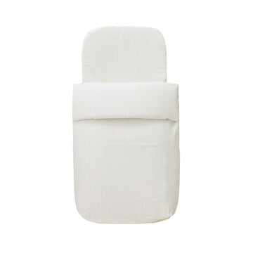 SACO CAPAZO + COLCHONETA REGENT CREMA 35x80x6 CM