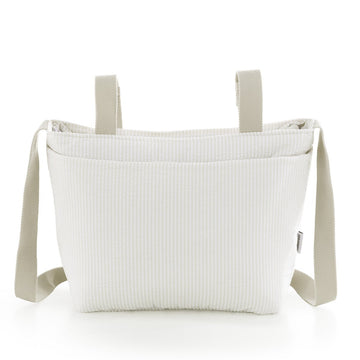 BOLSO ORGANIZADOR XL REGENT CREMA 15x38x28 CM