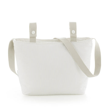 BOLSO ORGANIZADOR XL REGENT CREMA 15x38x28 CM