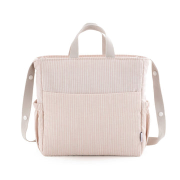 BOLSO MATERNAL PACK CLOE ROSA 16x43x37 CM