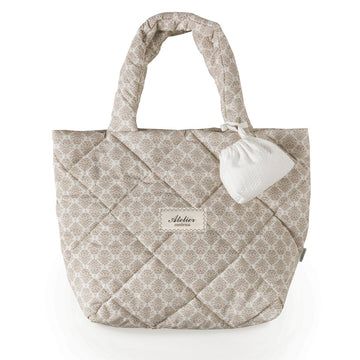 BOLSO MOON ALMA BEIGE 14x48x35 CM