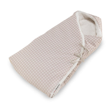 SACO CAPAZO CRUZADO REVERS. DULCE VICHY ROSA 40x80x5 CM